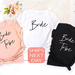 Bachelorette Party, Bride Shirts, Team Bride T-Shirt, Hen Do Party, Bridal Party, Bride Shirt, Bride Squad Shirt, Wedding Party Shirt