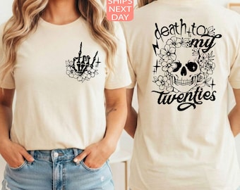 30th Birthday Shirt, Death To My Twenties Tee, Funny Birthday Gift, RIP To My Twenties Tshirt, Thirty Birthday Tee, 1996 Birth Year Shirt