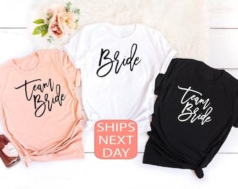 Camiseta para el grupo de la novia, camiseta para la despedida de soltera, camiseta para la fiesta de bodas