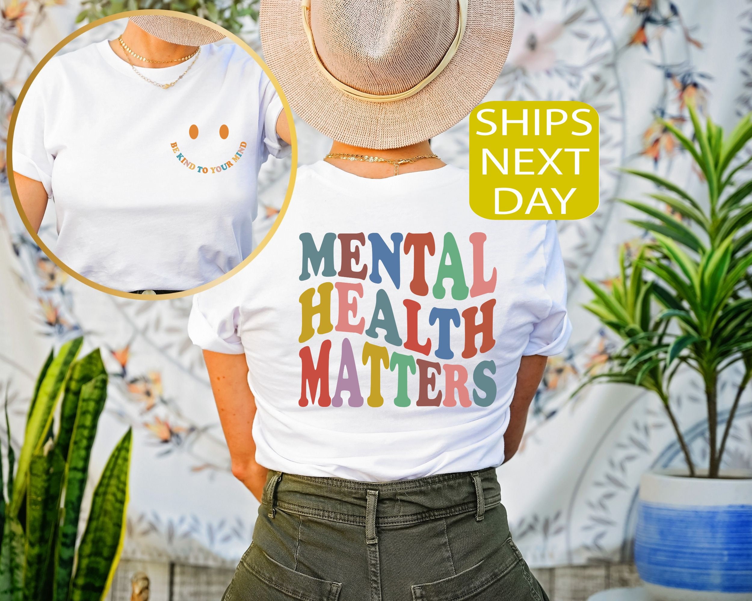 Discover Mental Health Matters Shirt, Mental Health Awareness Sweatshirt or Hoodie, Motivational Shirt, Therapist Shirt