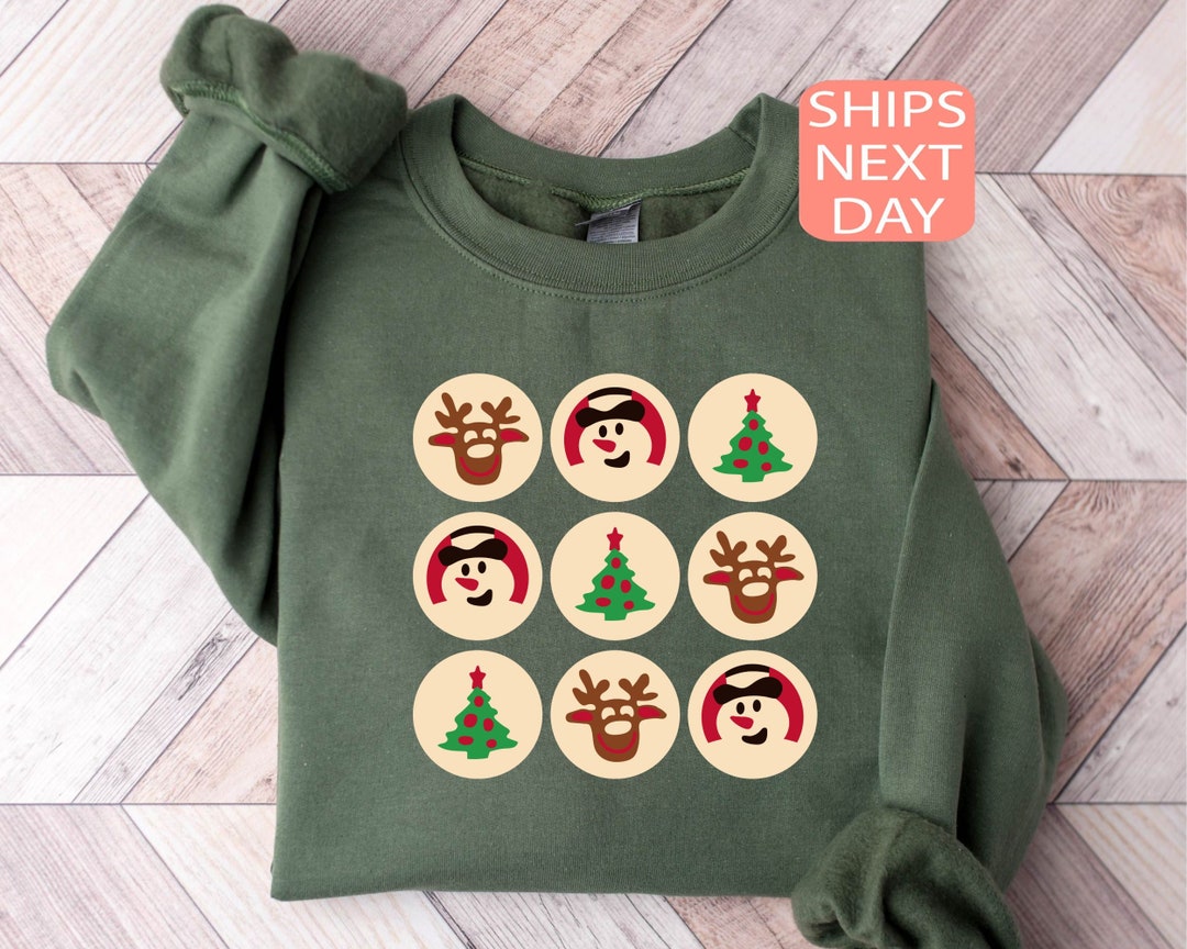 Christmas Cupcake Dropped Shoulder Sweatshirt main image 0