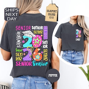 Comfort Colors Retro Graduation 2026 Shirt, Custom Class of 2026 Shirt, 2026 Graduate Shirt, High School Senior Shirt, 2026 Senior Shirt