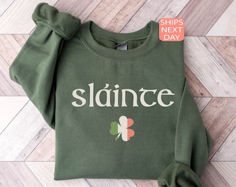 Sudadera con capucha para el Día de San Patricio, sudadera con capucha de la suerte, sudadera con capucha de trébol, sudadera con capucha irlandesa, regalo para el Día de San Patricio.