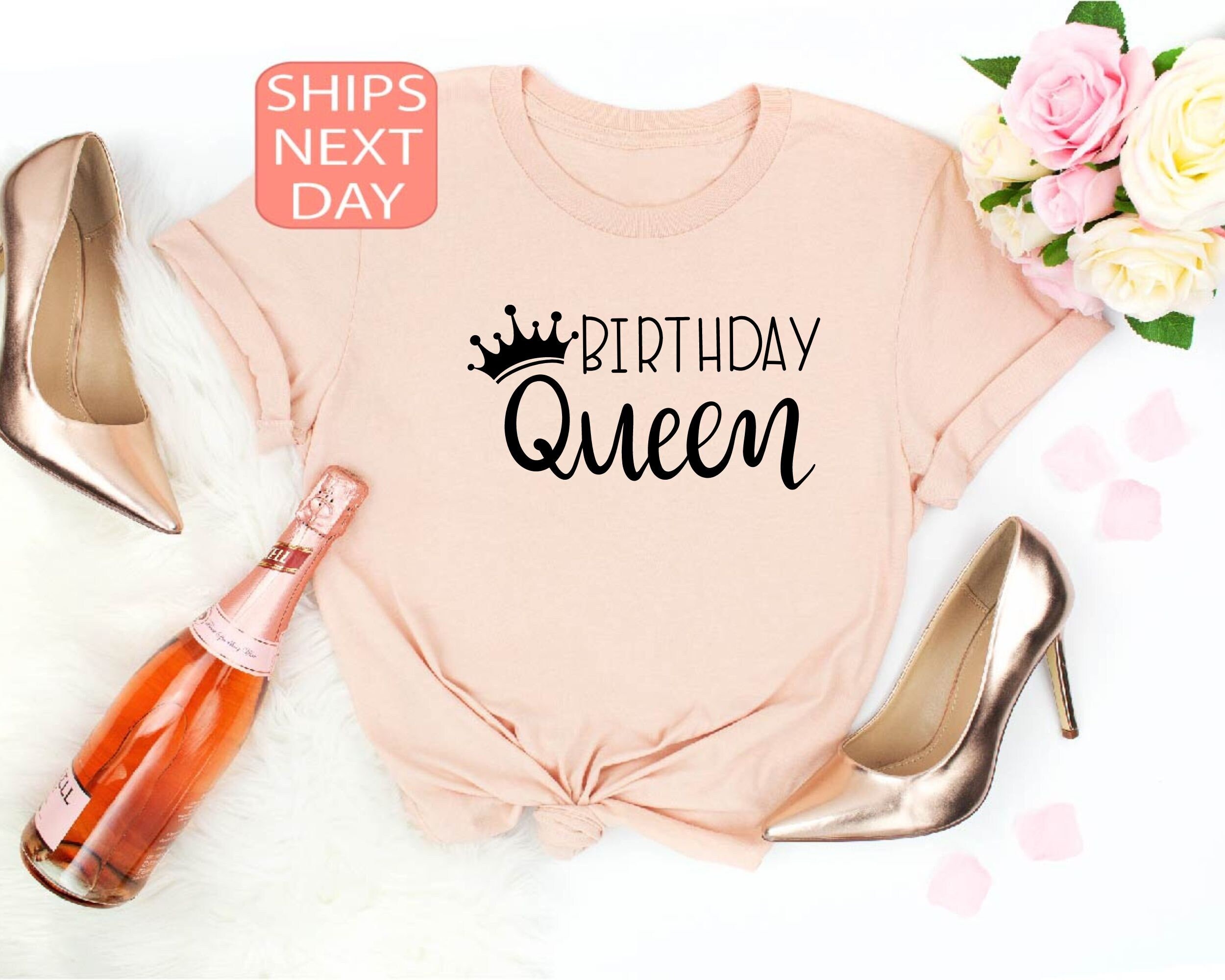 Birthday Queen Shirt, Birthday Shirt, Queen Shirt,  Birthday Gift Shirt, Gift For Her, Birthday Party Shirt, Birthday Girl Shirt