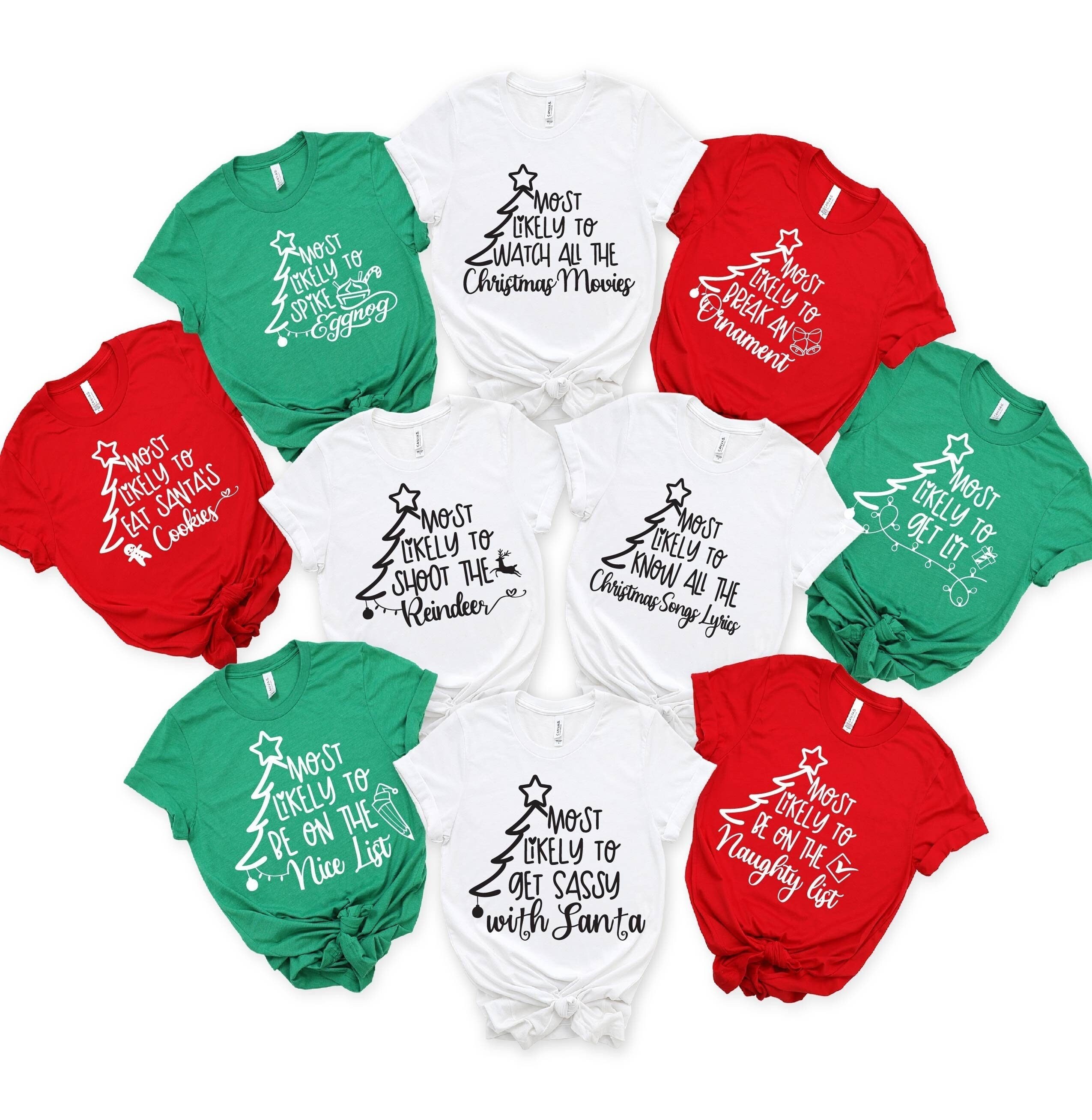 Most Likely to Shirt Christmas Gift Funny Christmas Shirt Etsy