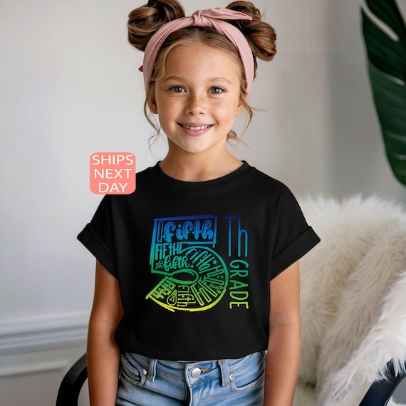 Fifth Grade T-Shirt, Back To School, Student Tee