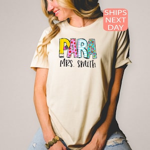 Custom Para Shirt, Personalized Paraprofessional Shirt, Teacher Shirt, Paraprofessional Gift, Paraprofessionals Tees, Back to School