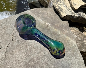 Glazen pijp, op maat gemaakte handgeblazen iriserende glazen pijp, op maat gemaakte handgemaakte Thunder-glazen pijpen