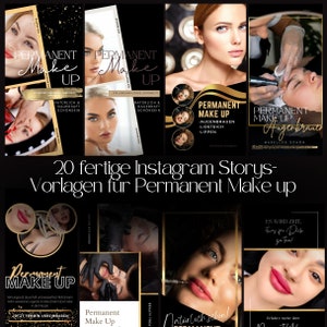 Instagram Stories Templates Permanent Make Up