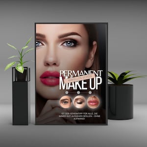 Poster di trucco permanente, poster di bellezza da scaricare