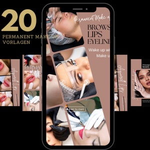 Instagram Stories Templates Permanent Make Up