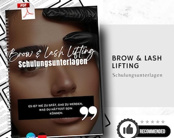 Lash Lifting training materials for download