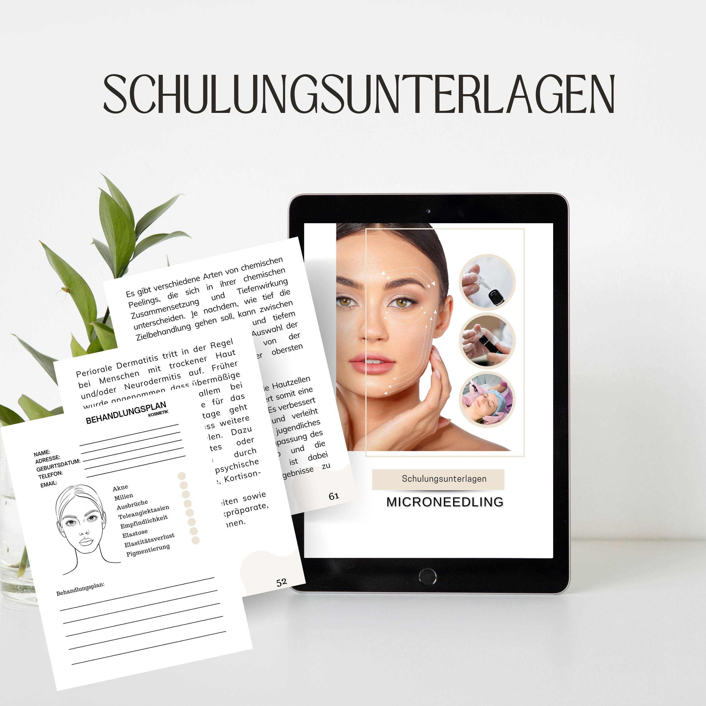 Microneedling training documents for download
