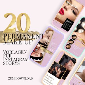 Instagram Stories Templates Permanent Make Up