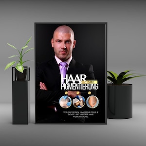 Haar Pigmentierung, SMP Poster, Beauty Poster
