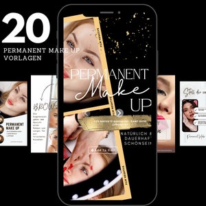 Instagram Stories Templates Permanent Make Up
