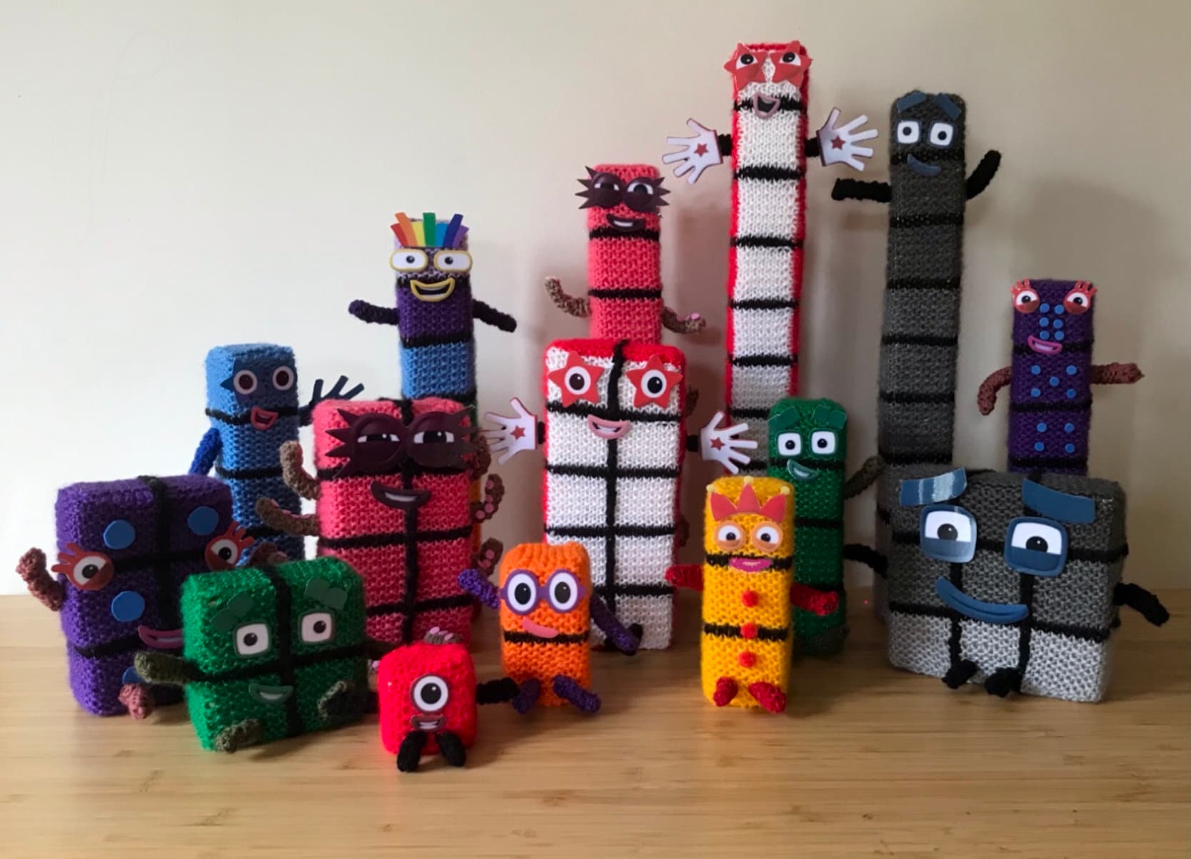 NUMBERBLOCKS Knitting Pattern. Create a Set of 16 Characters. Etsy UK