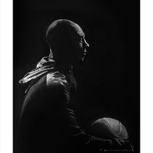 Kobe in charcoal