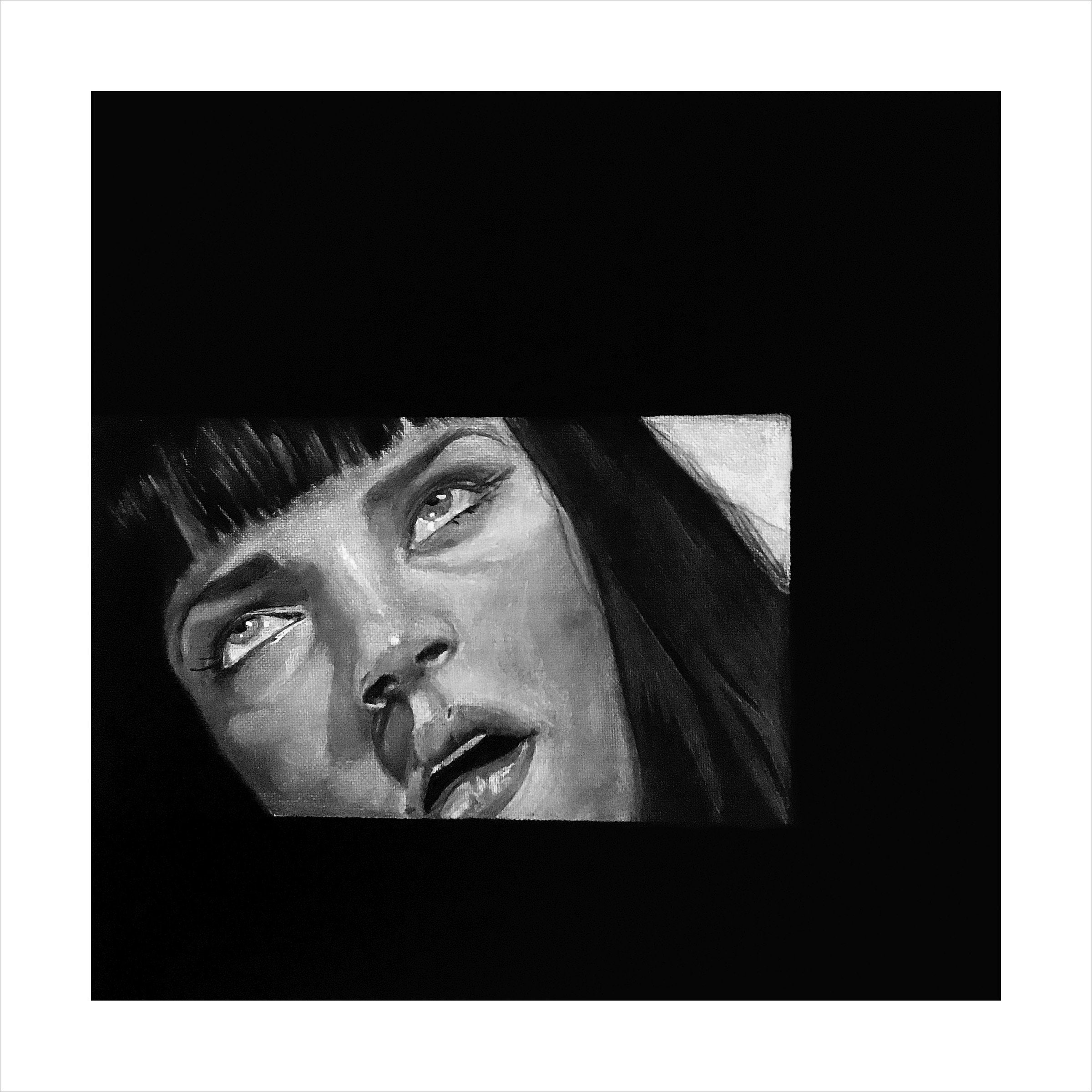 Mia Wallace on canvas, image size:2400x2400
