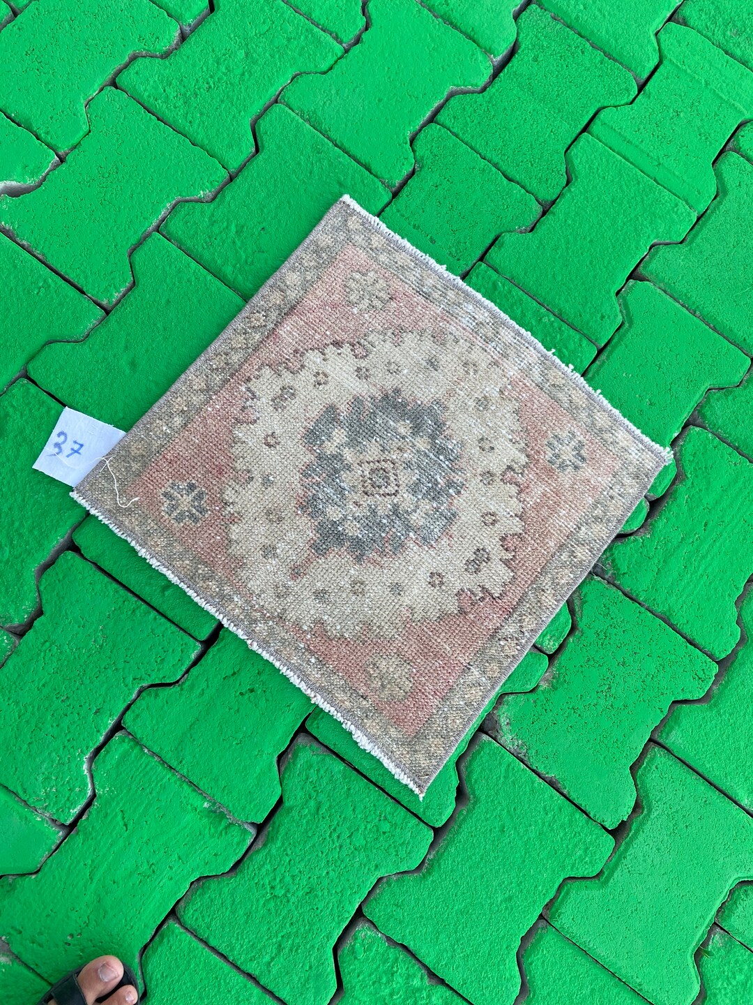 Square Great Rug , Rug Vintage Sqaure , Doormat 2x2 , Amazing Patterned ...