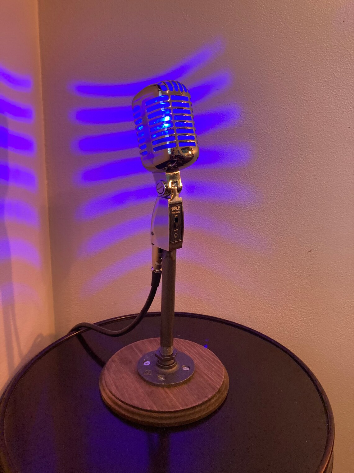 Retro Microphone LampShure 55Steampunk LampPipe LampAccent Etsy