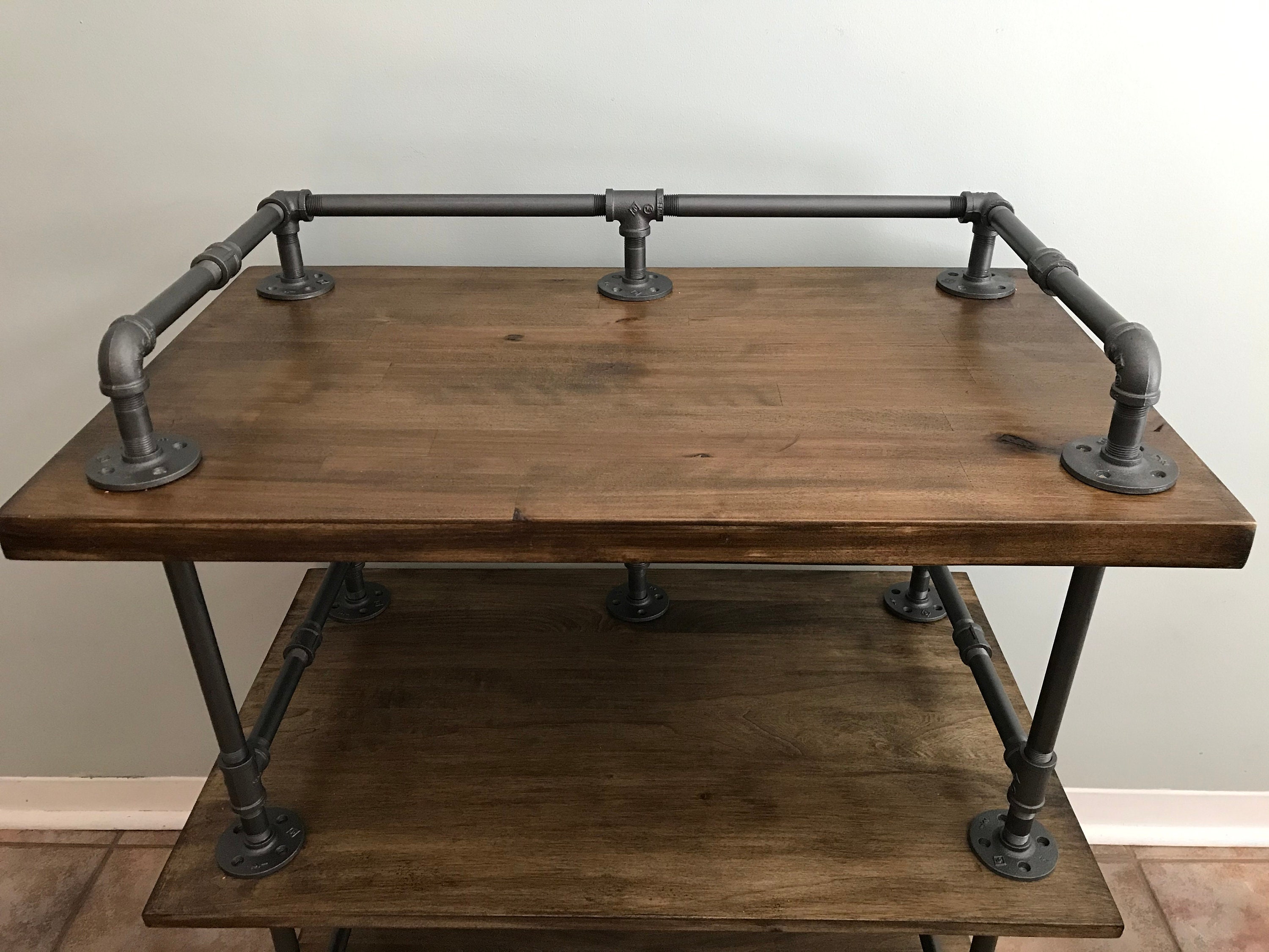 Industrial Bar Cart Industrial Beverage Cart Multi Tier Etsy