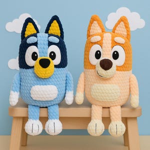 Häkelanleitung Hund – Amigurumi Blue & Red Heeler PDF, Rinderhund Häkeln, Anfängerfreundlich, Sofort-Download