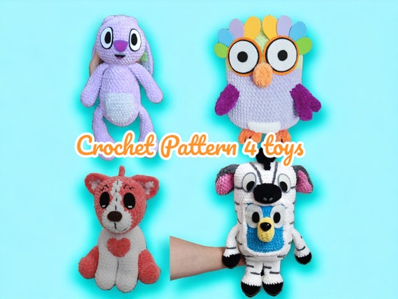 Blue Heeler Crochet Pattern 4 Toys 
