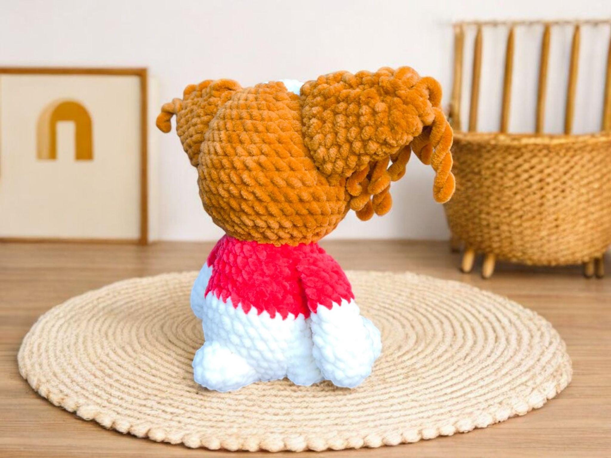 手作りの子犬のぬいぐるみ - かわいい犬のぬいぐるみ - お子様へ 手作りの子犬のぬいぐるみ - かわいい犬のぬいぐるみ - お子様へ