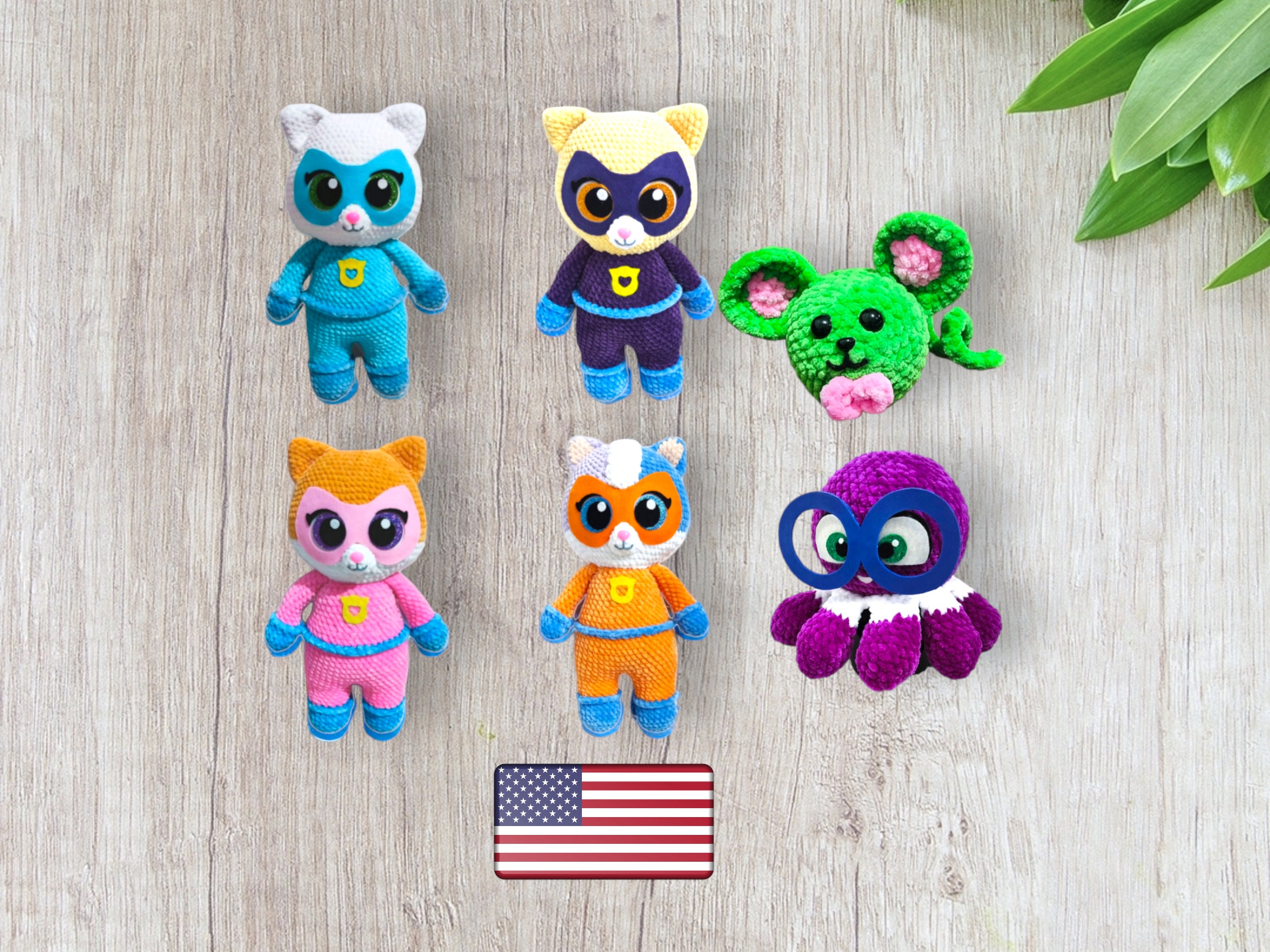 Crochet Pattern Super Kitty, Amigurumi Tutorial PDF in English - Etsy