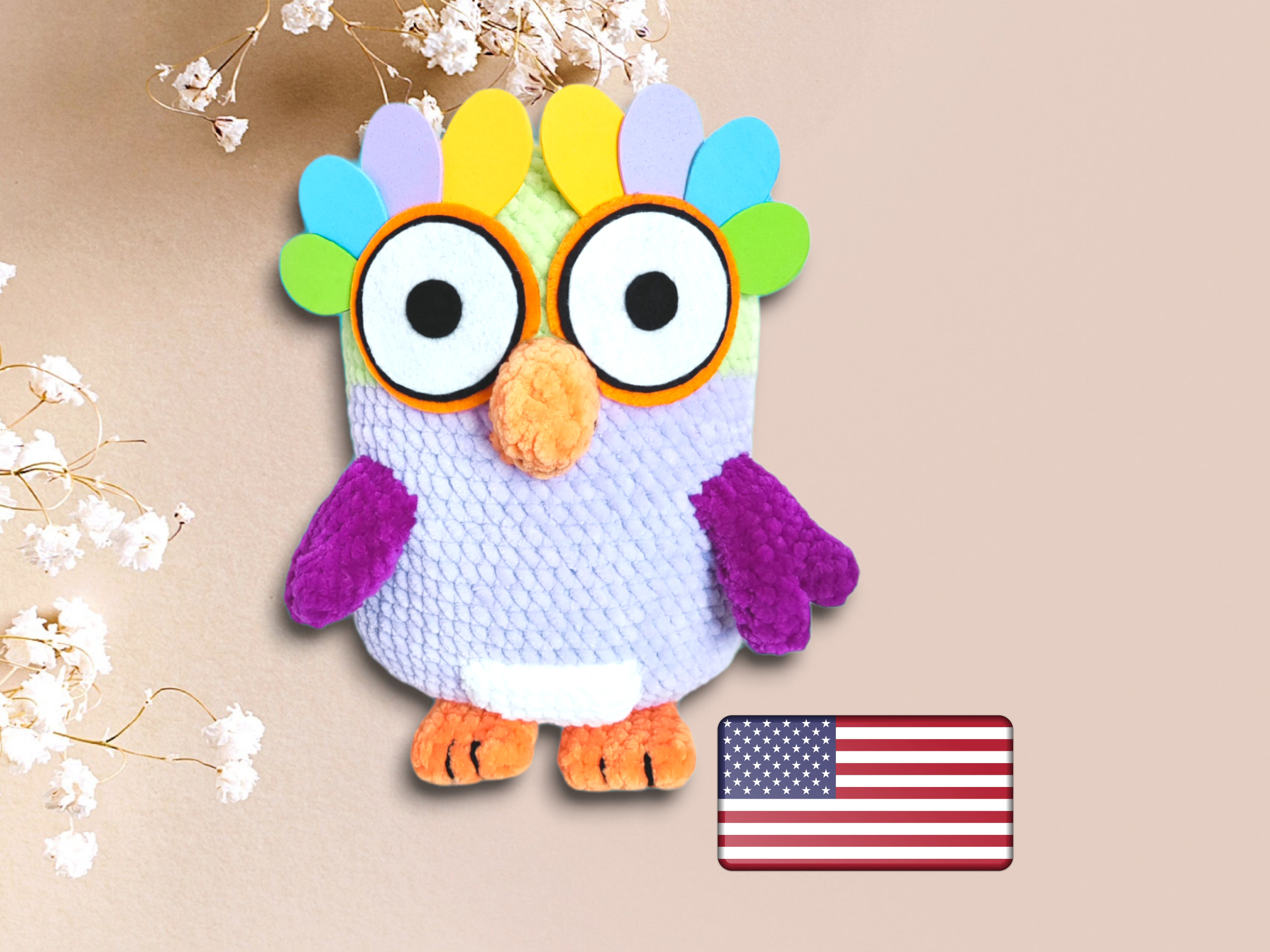 Crochet Pattern Chattermax , Amigurumi Tutorial PDF in English - Etsy