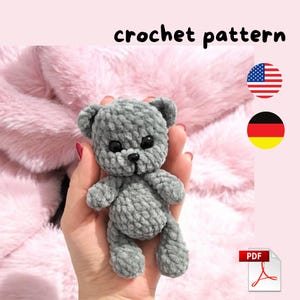 Crochet Cat Pattern: Low Sew Amigurumi Kitten (PDF Pattern)