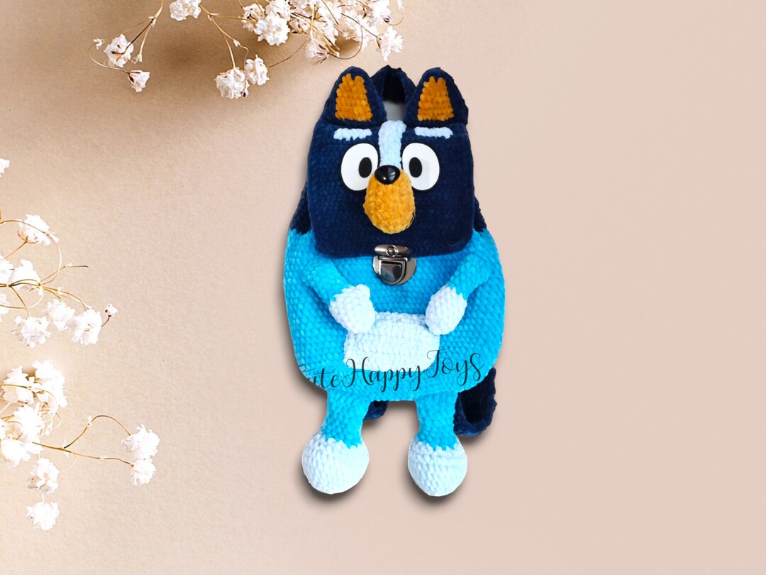 Backpack Blue Heeler, Plush Backpack Etsy