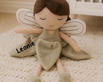 Personalized Fairy Doll – Custom Name Toy, Gift for Baby and Nursery Decor