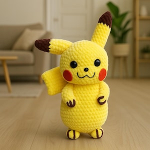 Häkelanleitung Plüschfigur – Süßes Amigurumi PDF Muster, Anfängerfreundlich, Low Sew, Anleitung auf Deutsch & Englisch