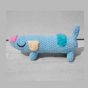 Long dog easter egg ,  plush toy, color selection
