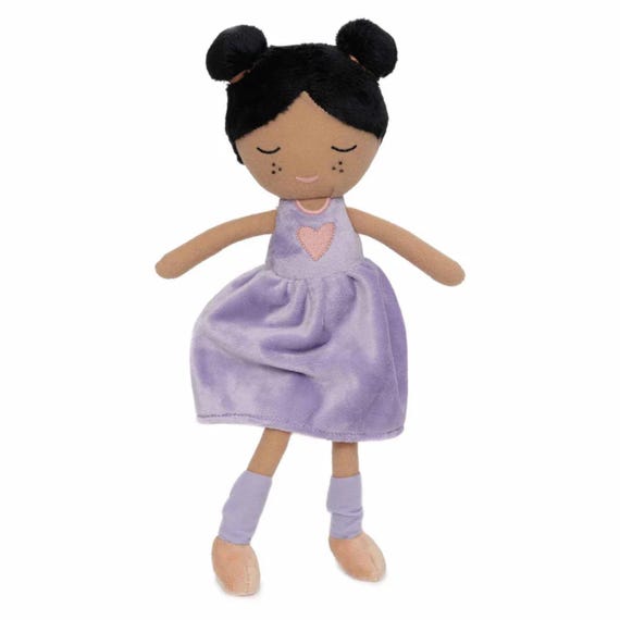 Poupée en tissu personnalisée - Poupée en peluche douce avec nom, cadeau pour bébé fille ou souvenir d'anniversaire - France Poupée en tissu personnalisée - Poupée en peluche douce avec nom, cadeau pour bébé fille ou souvenir d'anniversaire - France