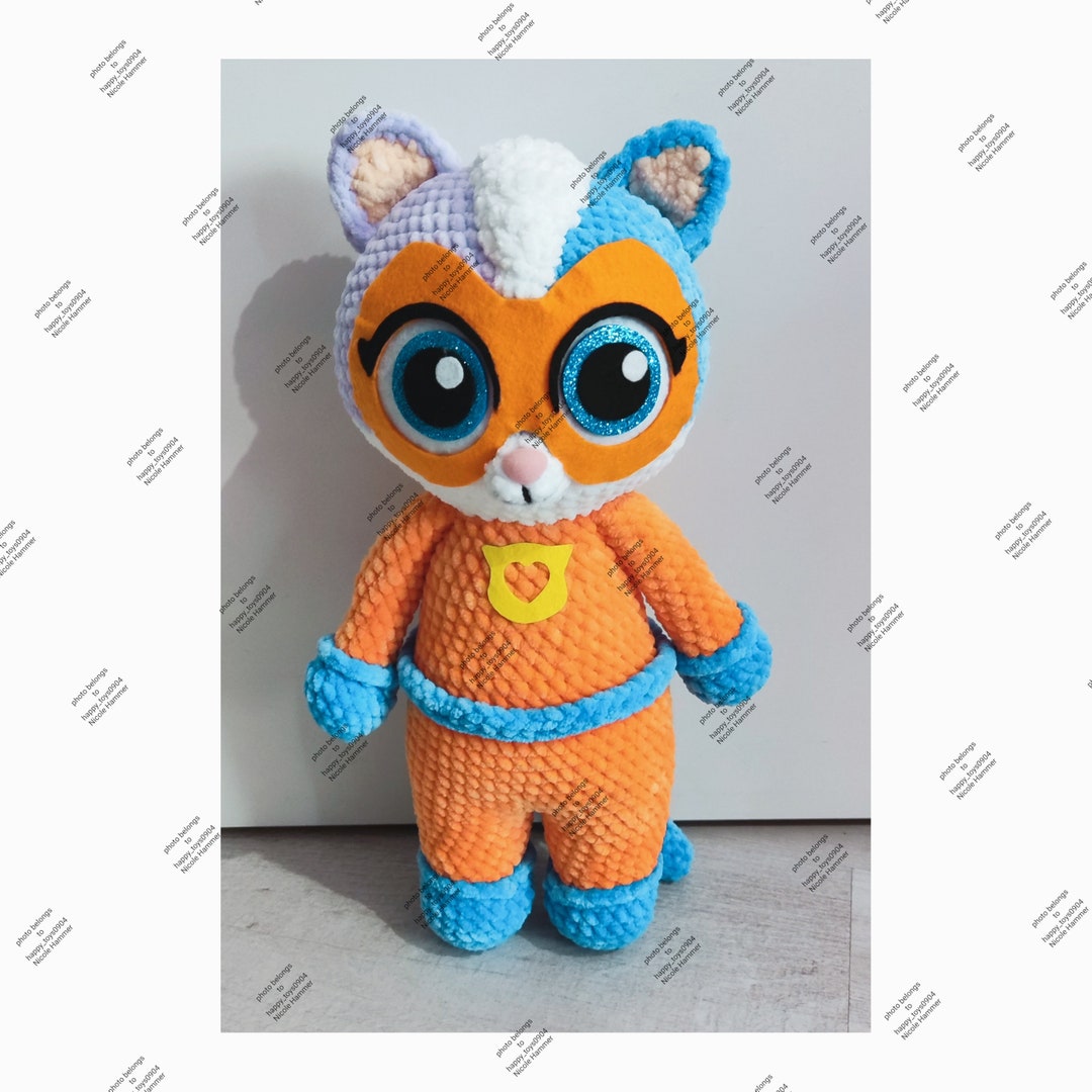 Superkitties Inspired Buddy Plush Toy Etsy