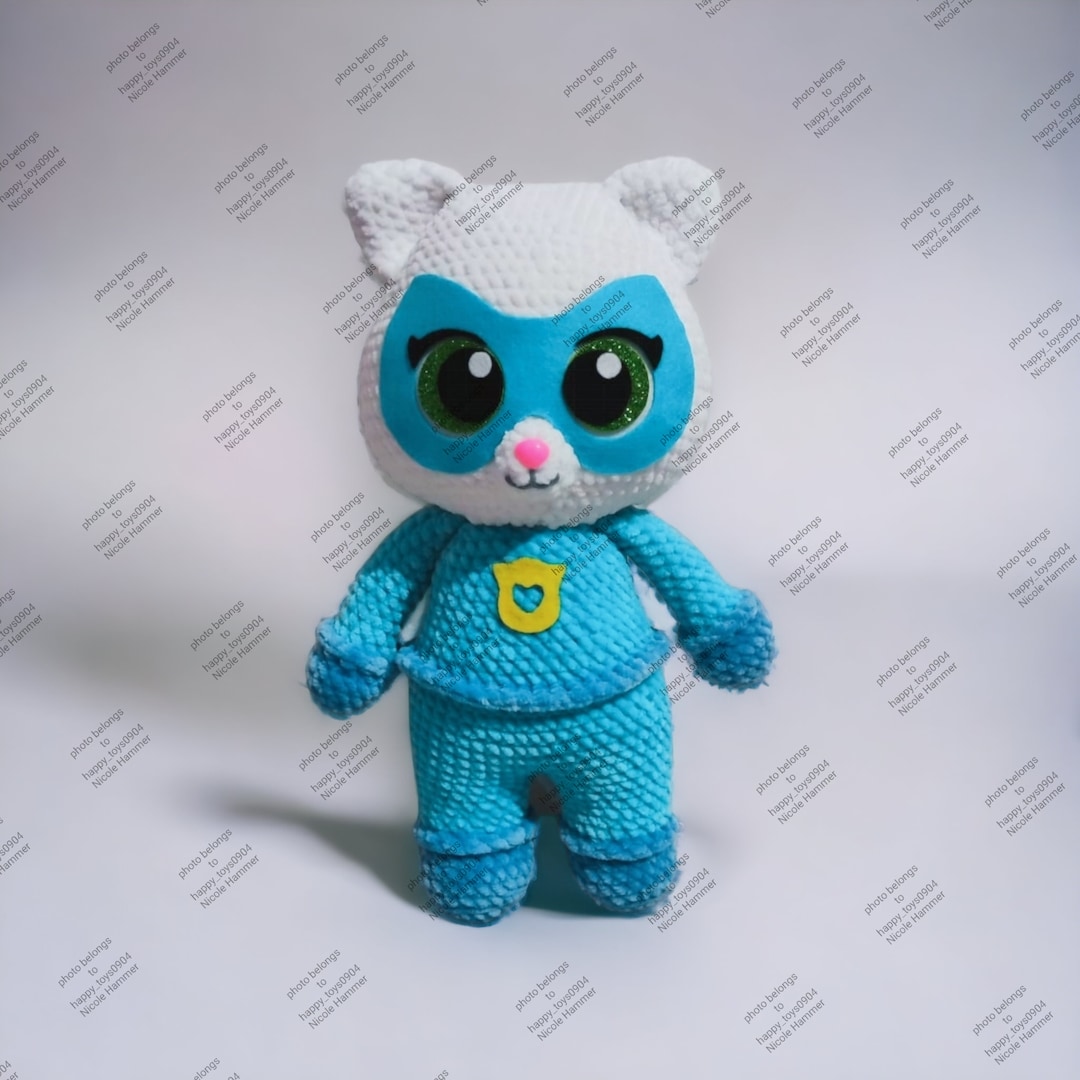 Super Kitty Bitsy Plush Toy Etsy