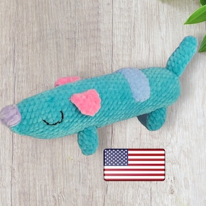 Long Dog, Crochet Pattern, English PDF