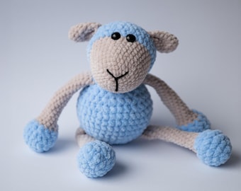 Sheep Amigurumi Crochet Pattern: Easy Plush Lamb Toy (PDF Download)
