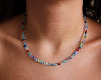 Handmade beaded necklace for women - Turkish ethnic jewelry - Boho style jewellery - Gift for her