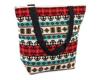 Ethnic Shoulder Bag for Women Turkish Persian Boho Handmade Big Tote ...