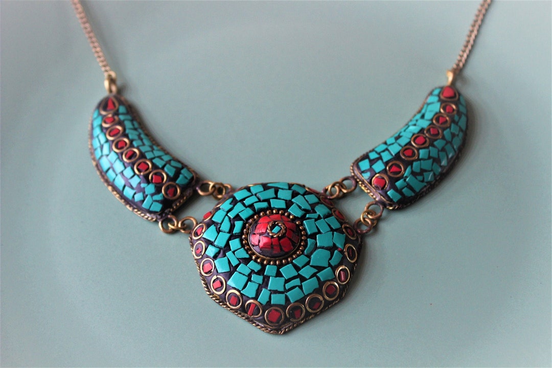 Tibetan Statement Necklace main image 1