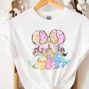 Disney Princess Shirt, Disney Watercolor Castle Tee, Disney Vacation Disney Princess Gift, Disney Girls Trip, Princess Tee, Princess Castle