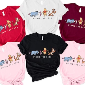 Retro Winnie the Pooh & Friends T-Shirt | Classic Disney Tee~10108