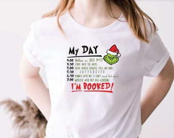 Booked Shirt Grinch Christmast-shirt - Etsy