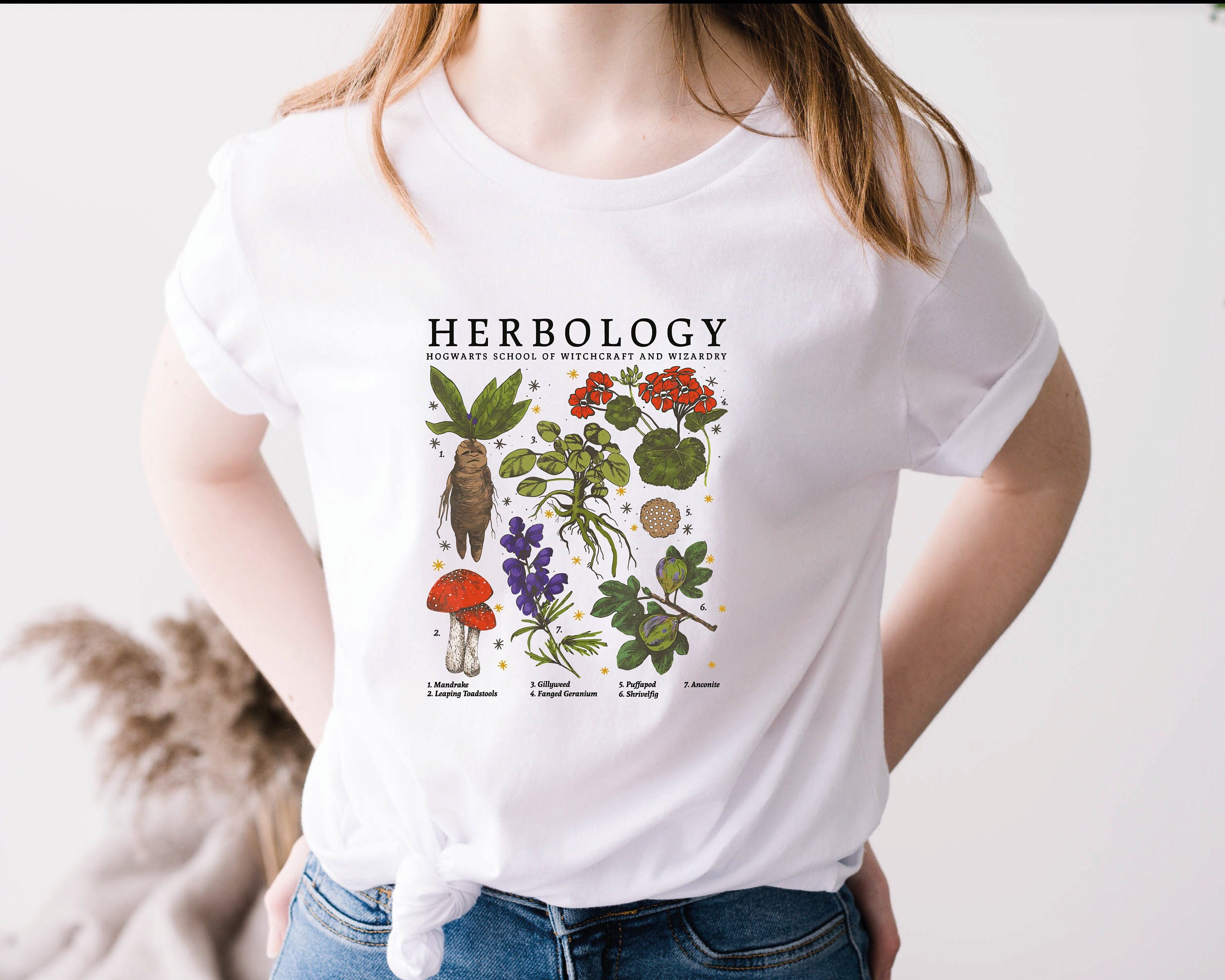 Herbology Plants Tshirt Vintage shirt Gardening Shirt Etsy