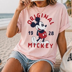 Vintage Mickey Mouse 1928 Shirt, Disney Mickey Shirt, Classic Mickey Original Tee, Disneyland Family Vacation 2026 Shirt #1164