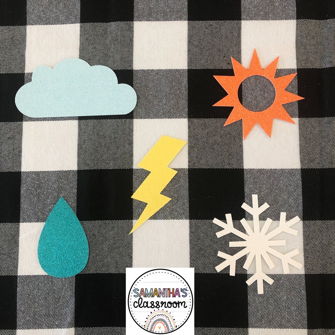 Glitter Weather Reward Vipkid Gogokid Magicears Outschool | Etsy